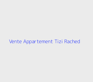 Vente Appartement  Tizi-ouzou